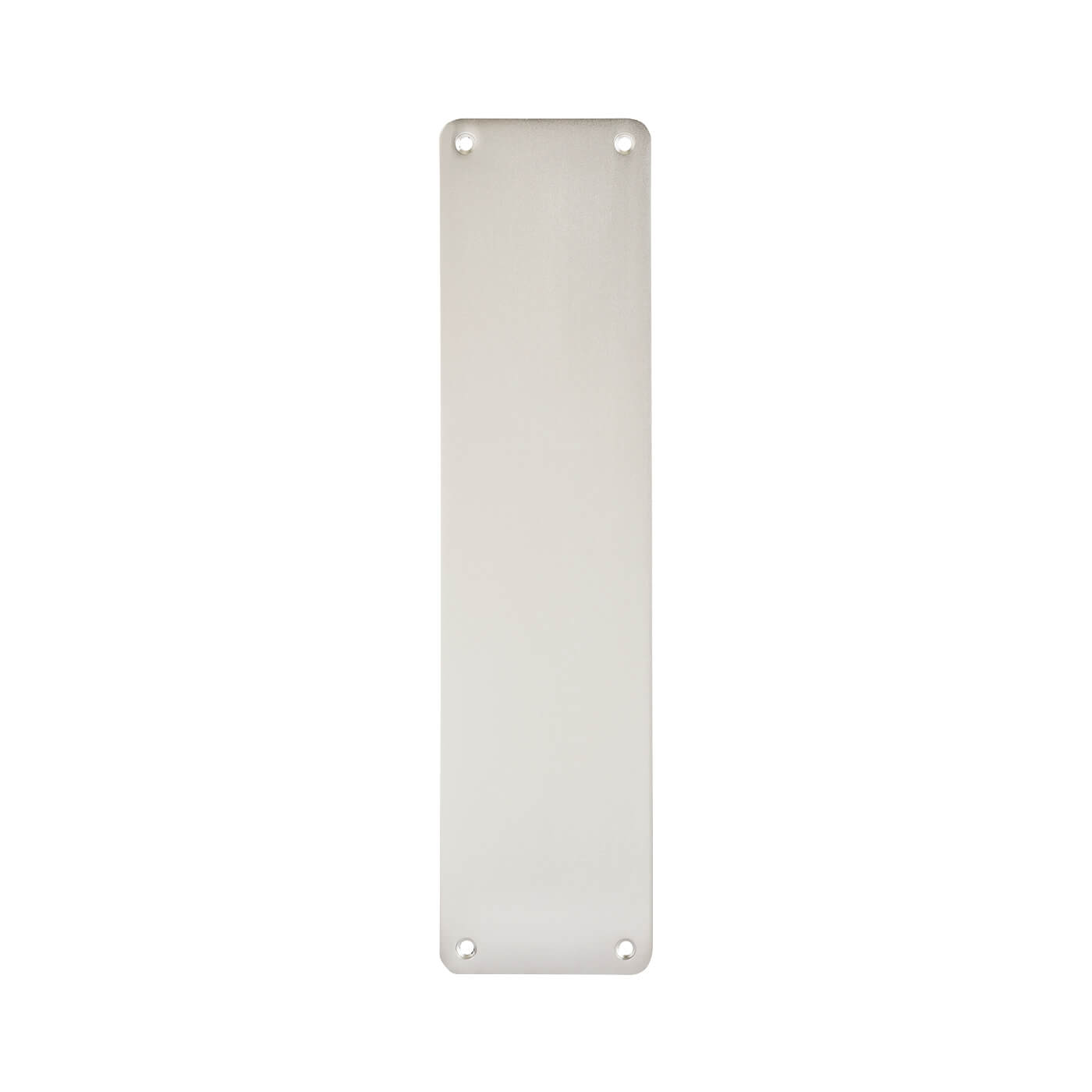 Aluminium Plain Finger Plate - 300 x 75 x 1.5mm - Satin - view 2
