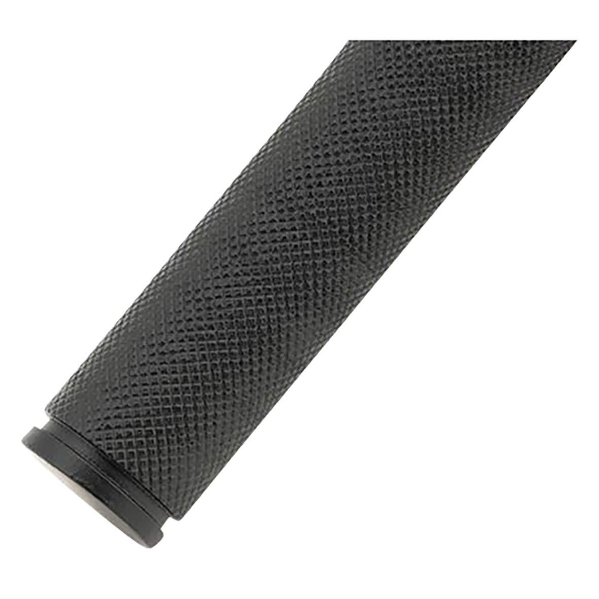 Matt Black uPVC Slimline Knurled Multipoint Door Handles - 92mm c/c - Brompton Range - view 3