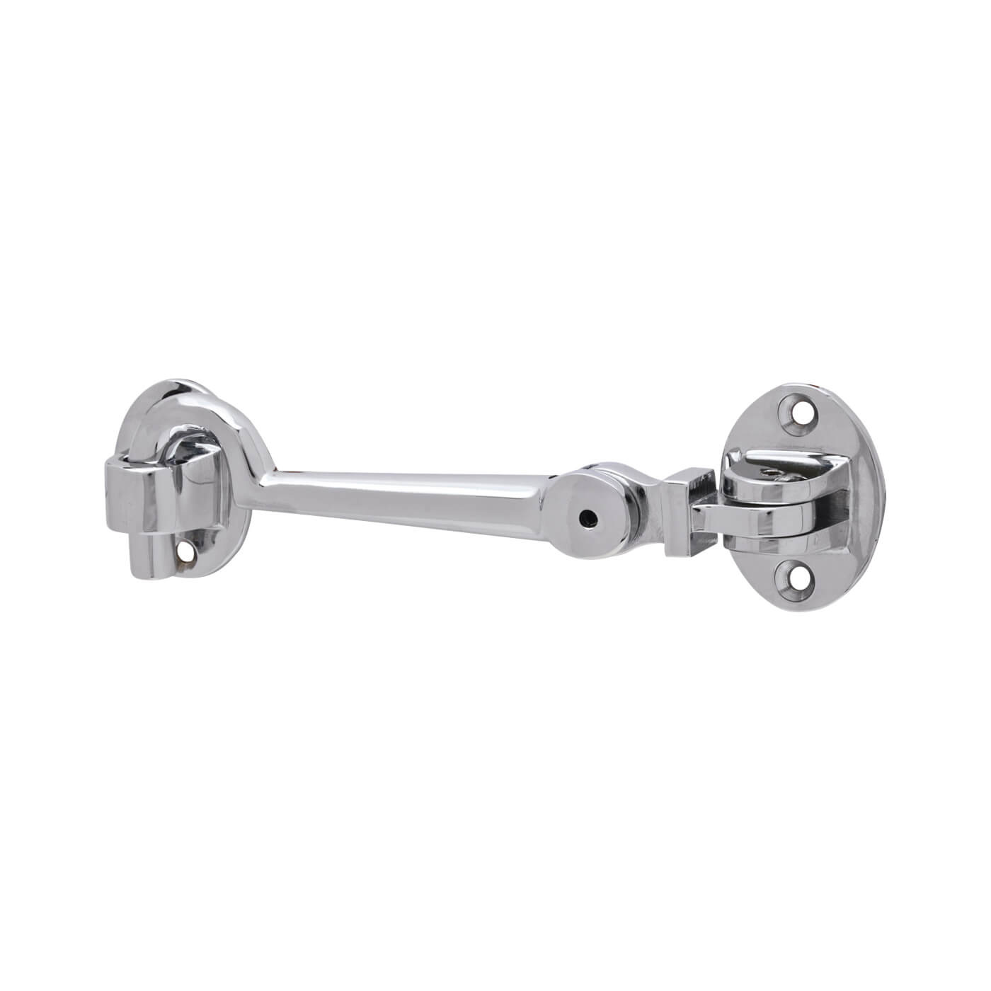 Heavy Duty Cabin Hook & Eye - 100mm Length - Polished Chrome - view 2
