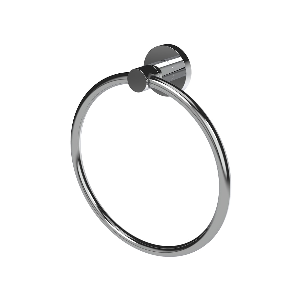 Style Towel Ring - 180 x 170 x 50mm - Polished Chrome - view 2