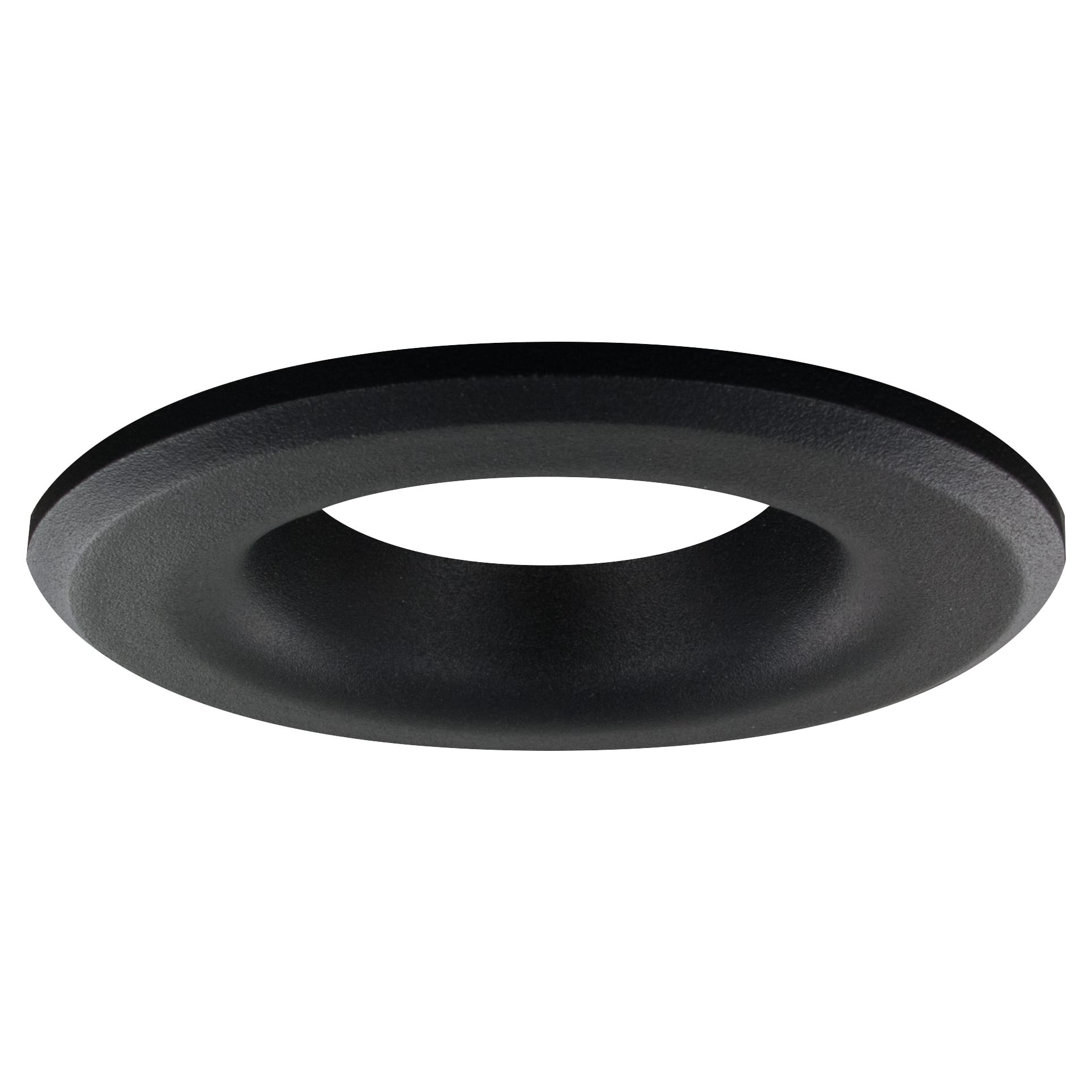 LED Lux Fire Fixed Fire Rated Downlight Bezel - Black - view 2