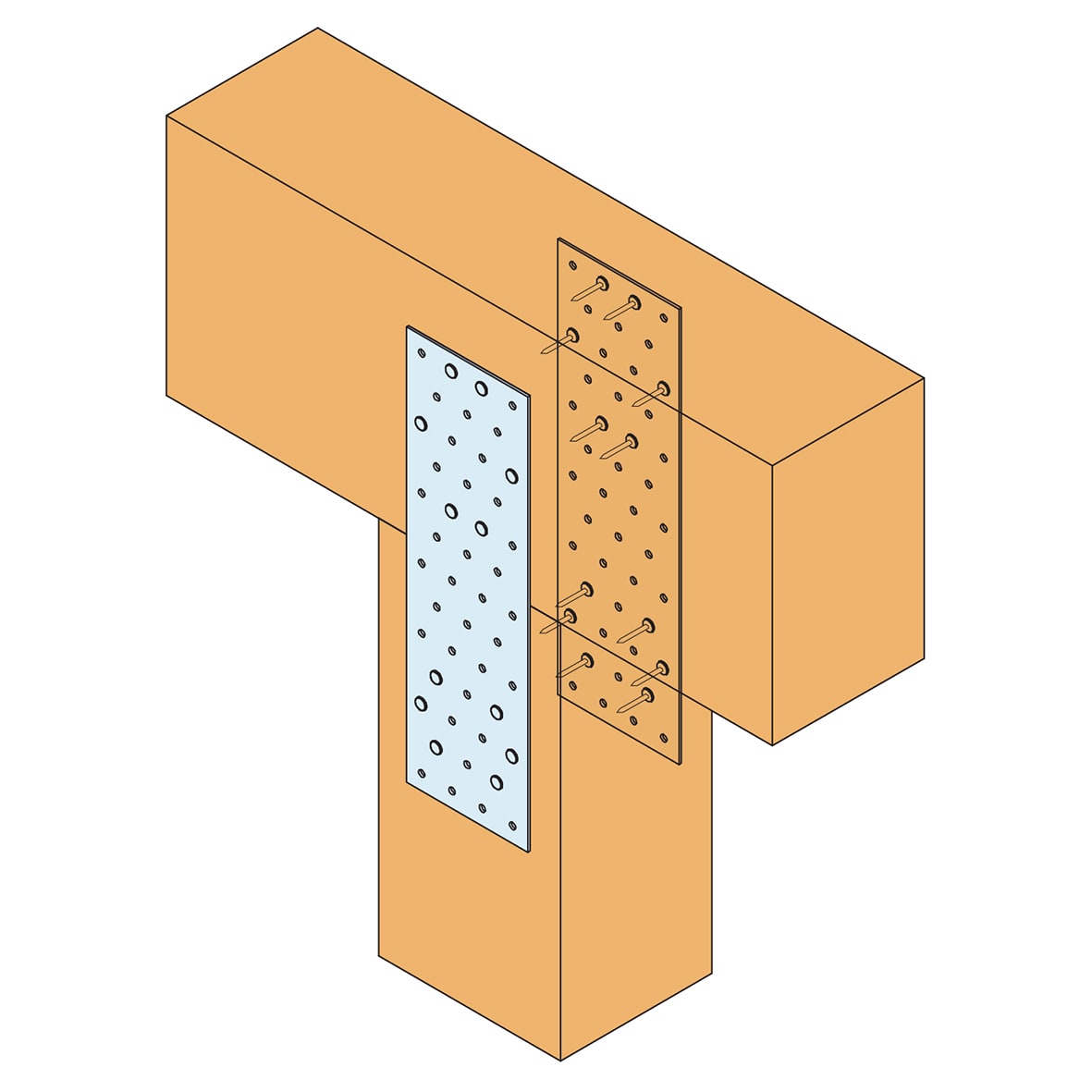 Nail Plate - 340 x 160mm - view 4