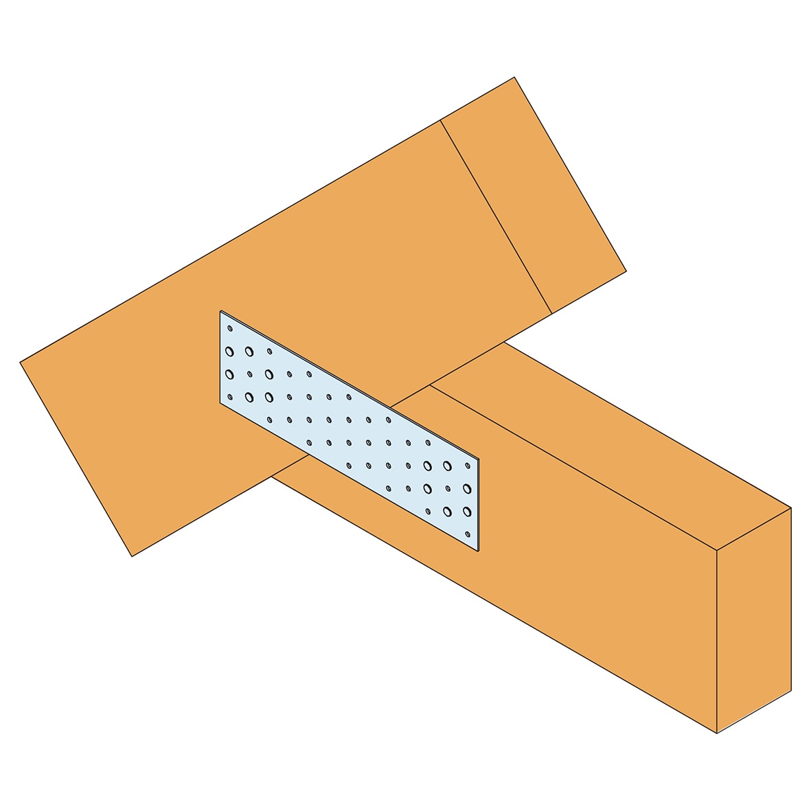 Nail Plate - 340 x 160mm - view 5
