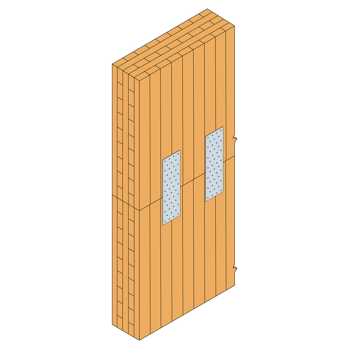 Nail Plate - 340 x 160mm - view 7