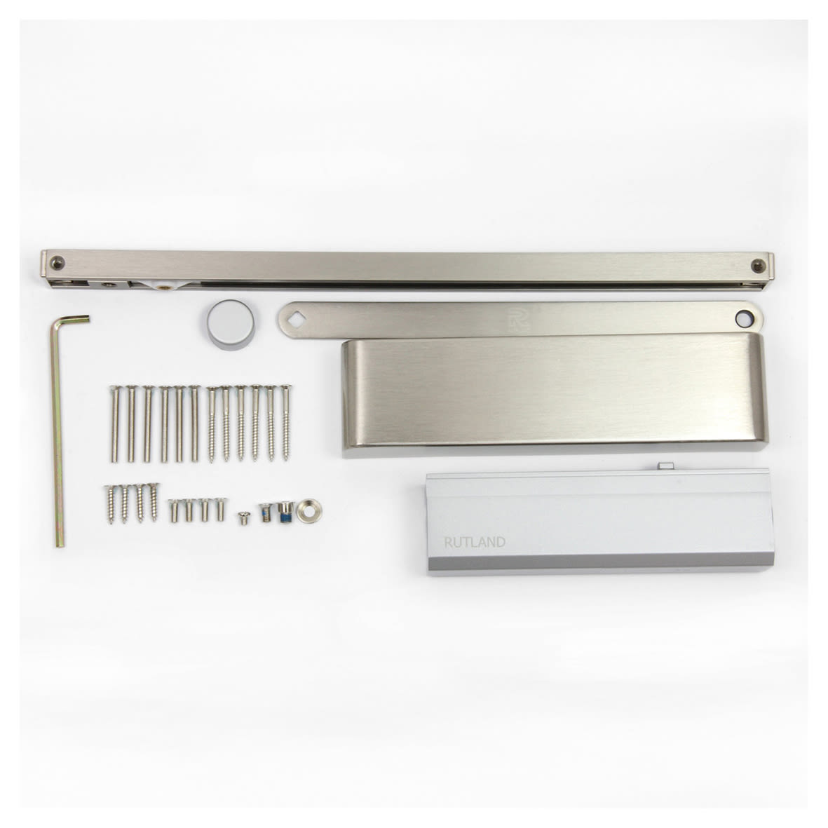 TS.11204 Cam Action Overhead Fire Door Closer - Power Size 2-4 - Push/Pull Mounting - Satin Nickel - view 3