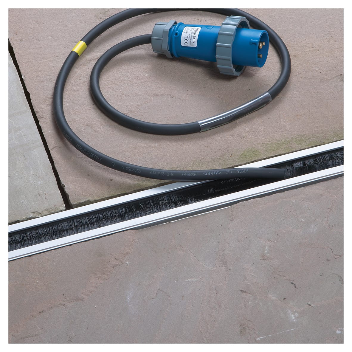 Heavy Duty EV Cable Channel - 1m Length - Aluminium - view 3
