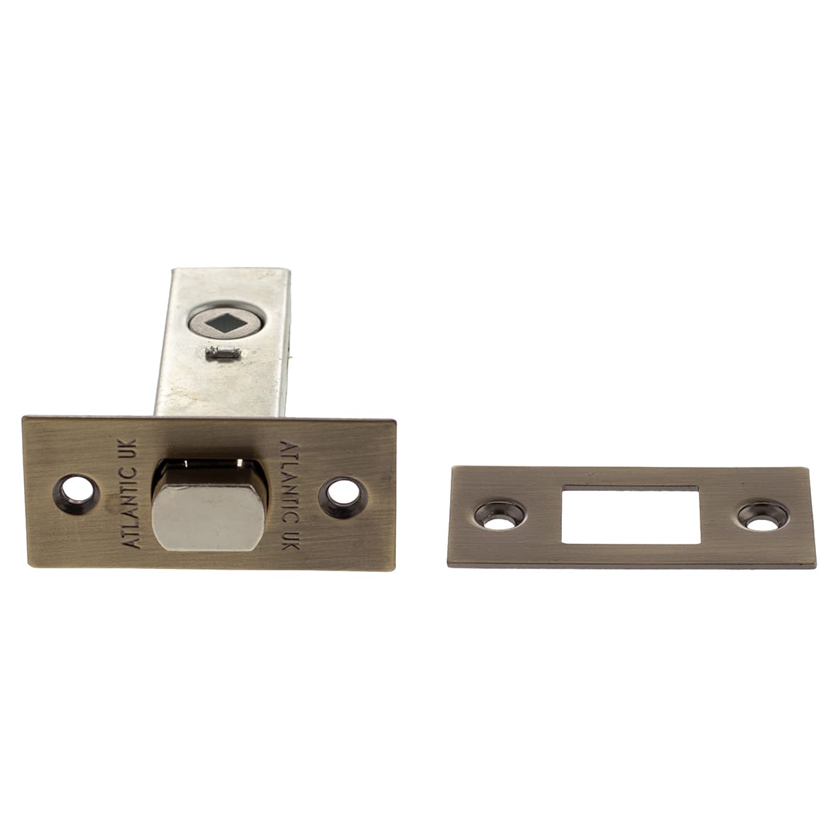 Architectural Euro Profile Deadlock - 78mm Case - 57mm Backset - Square - Matt Black - view 3