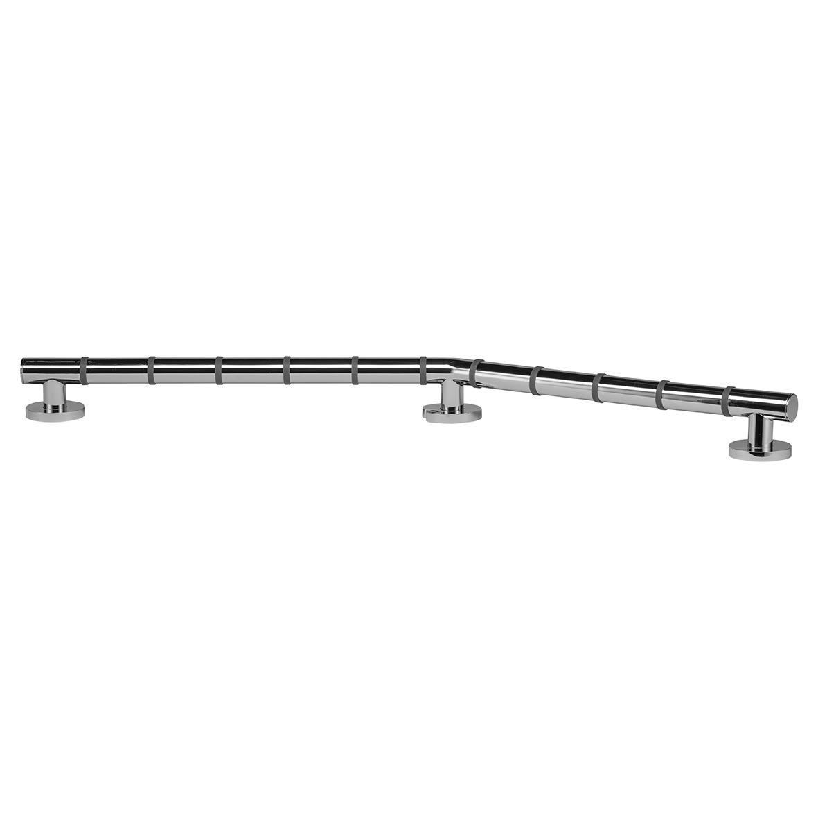 Satin Brass Fire Rated DIN Euro Lock Door Handles - Richmond - 200 x 55mm - view 3
