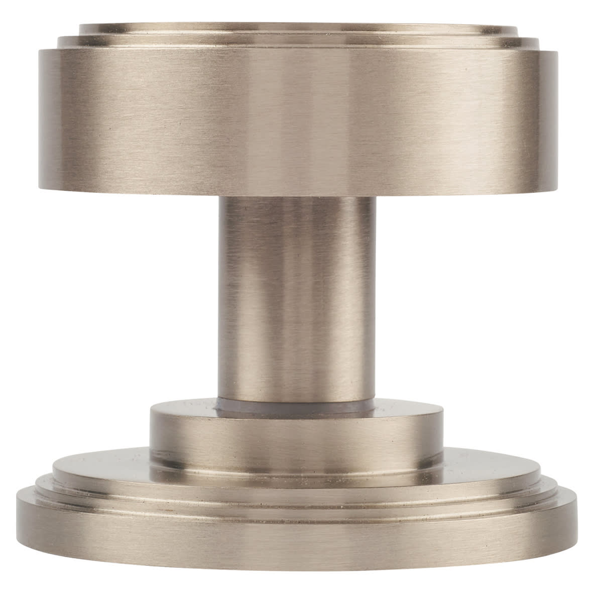 Satin Nickel Mortice Door Knob - 62mm Rose Diameter - Riley Range - view 2
