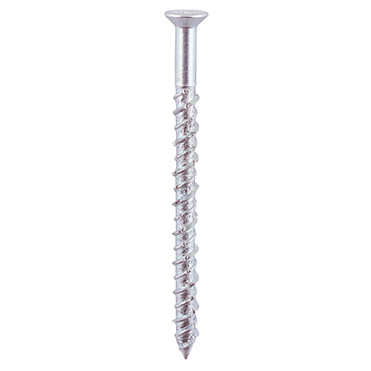 Masonry Screw - Countersunk - Zinc Plated - 6 x 80mm - Pack of 100 - view 2