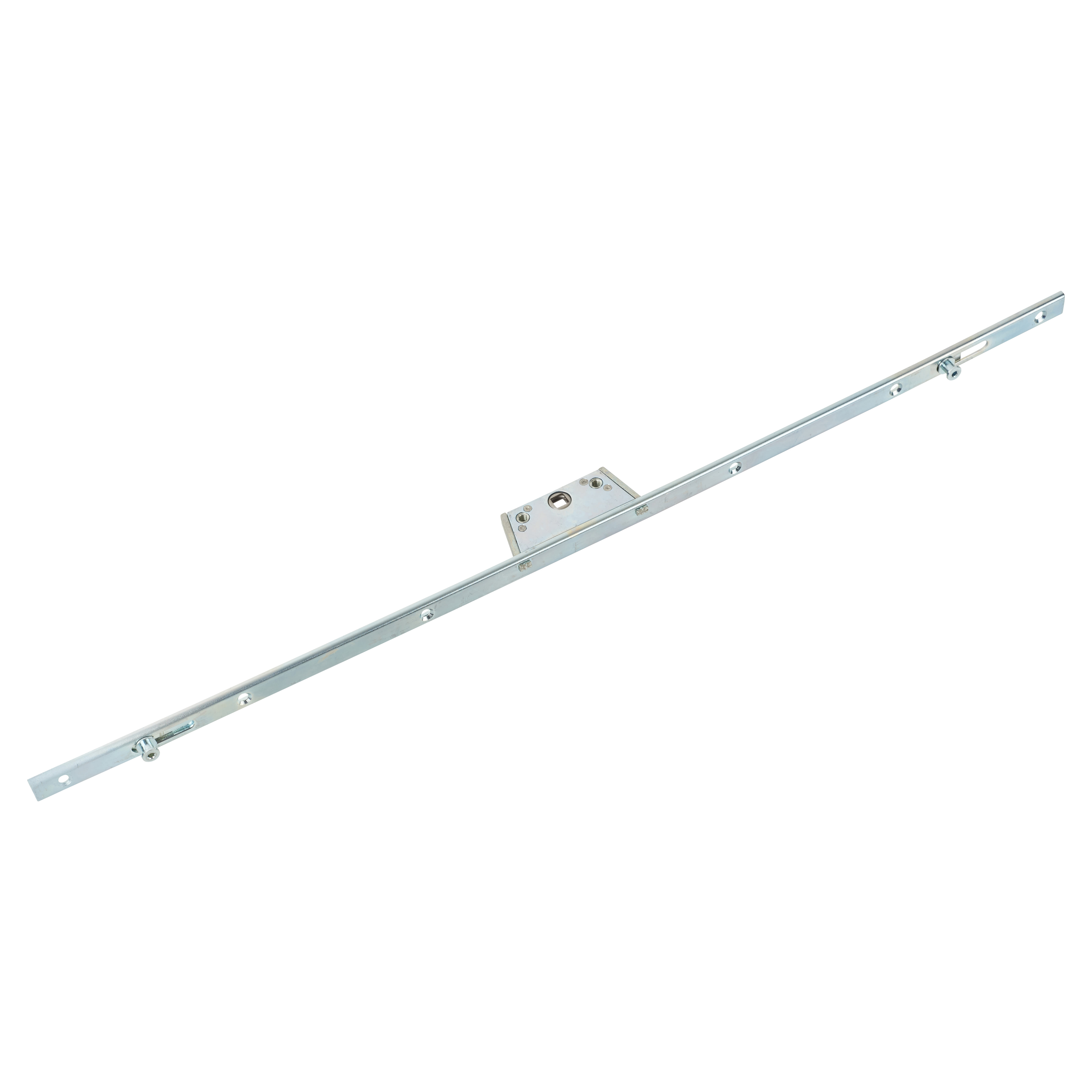 Single U-Rail Offset Espagnolette uPVC Window Lock - 600mm Length - 25mm Backset - 8mm Cam - view 2