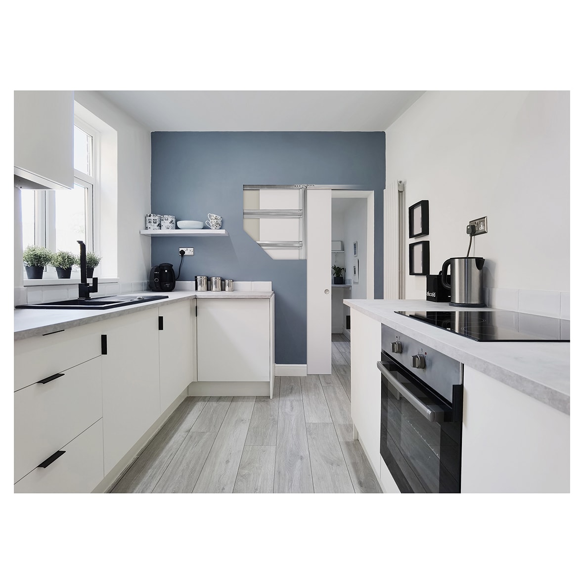 Syntesis Single Pocket Door Kit - 125mm Finished Wall Thickness - 926 x 2040 Door Size - view 2