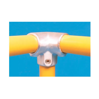 Elbow Connector - Key Clamp System - 90° (3 way) - Galvanised - view 2