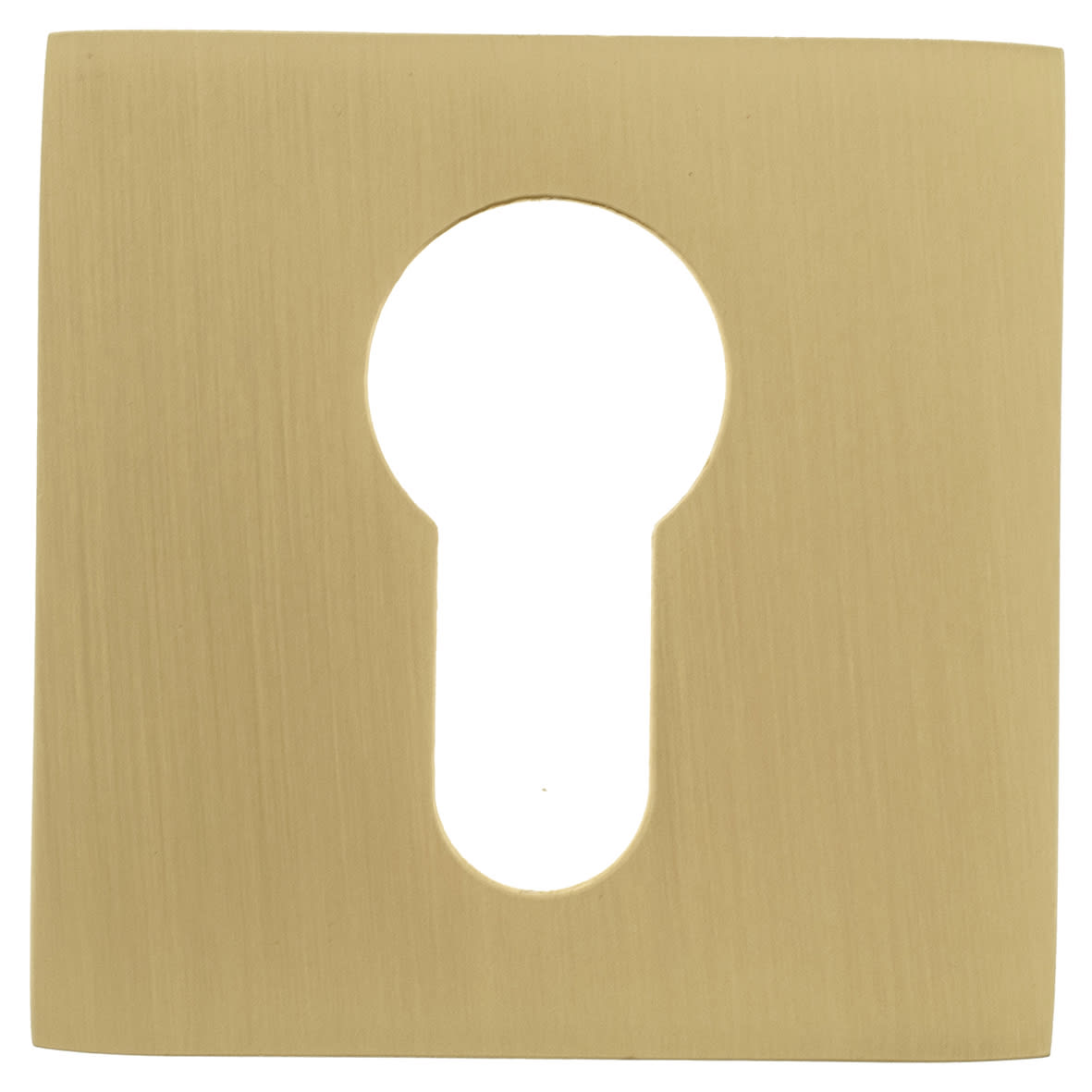 Inner 1 Turn & Release with Square Stepped Rose - 47 x 47mm - Satin Brass - view 5