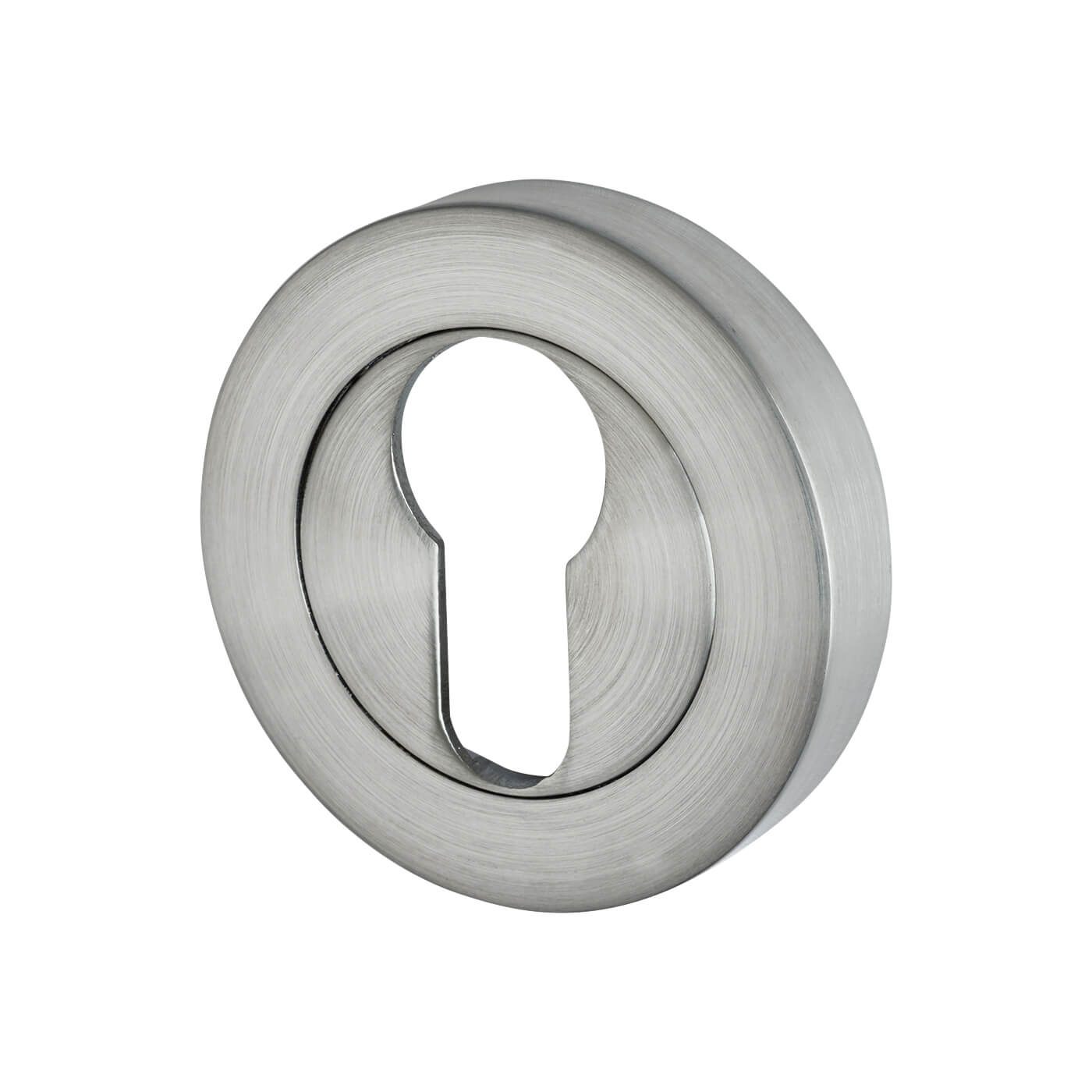 Escutcheon - 52mm Diameter - Euro - Satin Chrome - view 2
