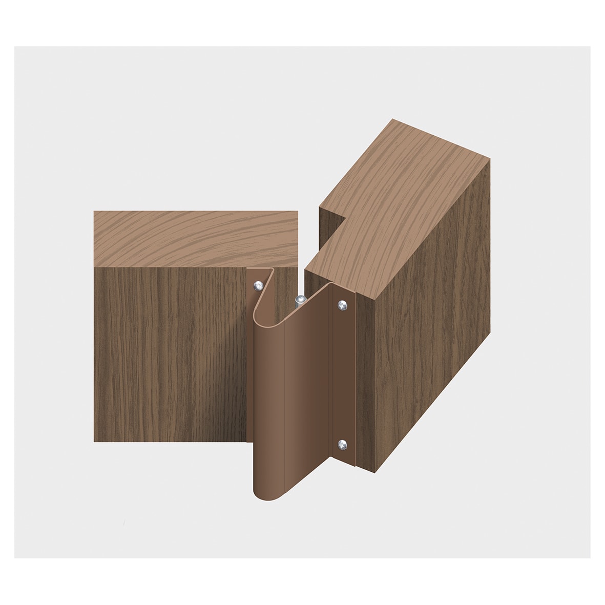 Digitex Rear Finger Guard - 1925mm Length - Brown - view 2