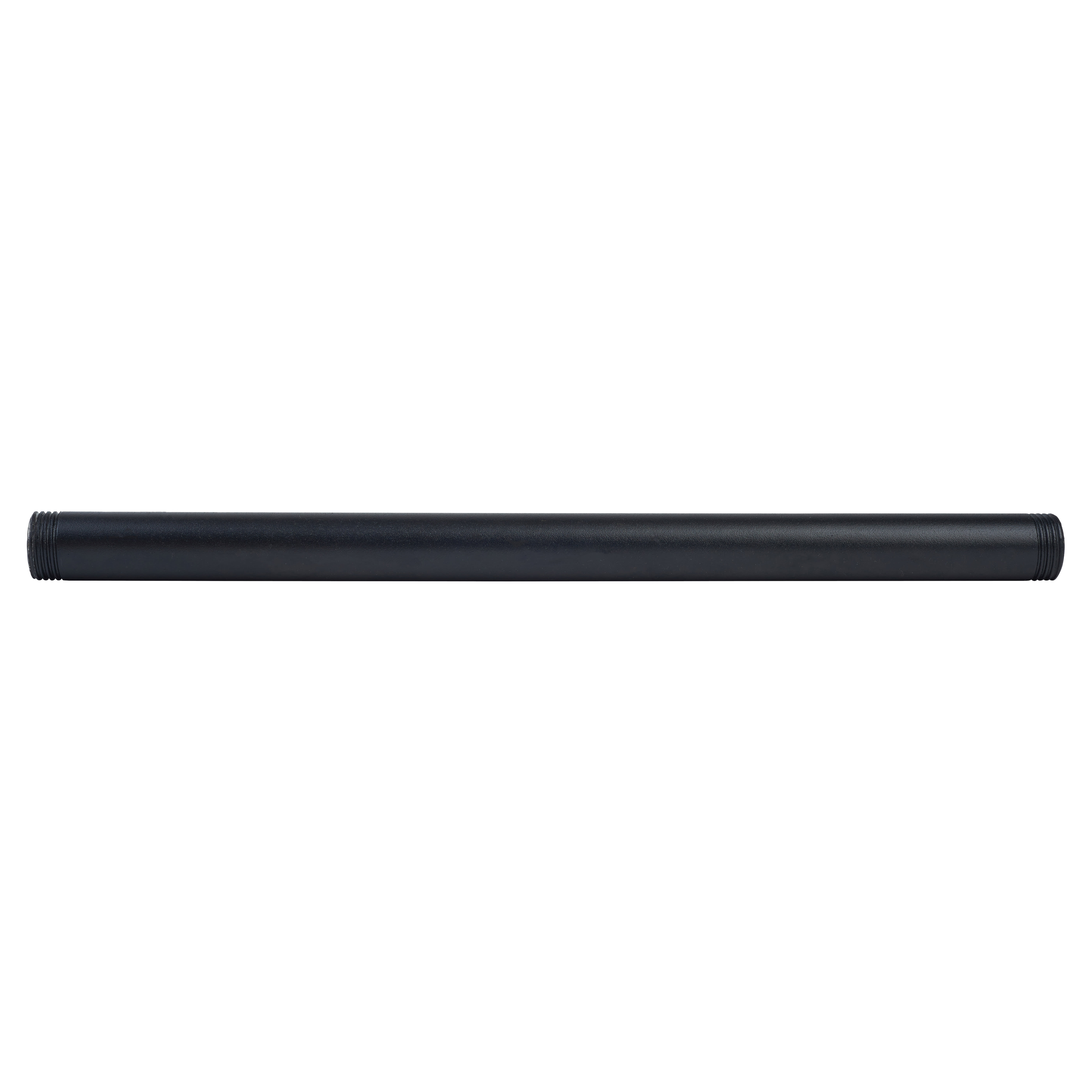 3/4" Pipe Shelving Iron Threaded Pipe - 12"/300mm Length - Black - view 2
