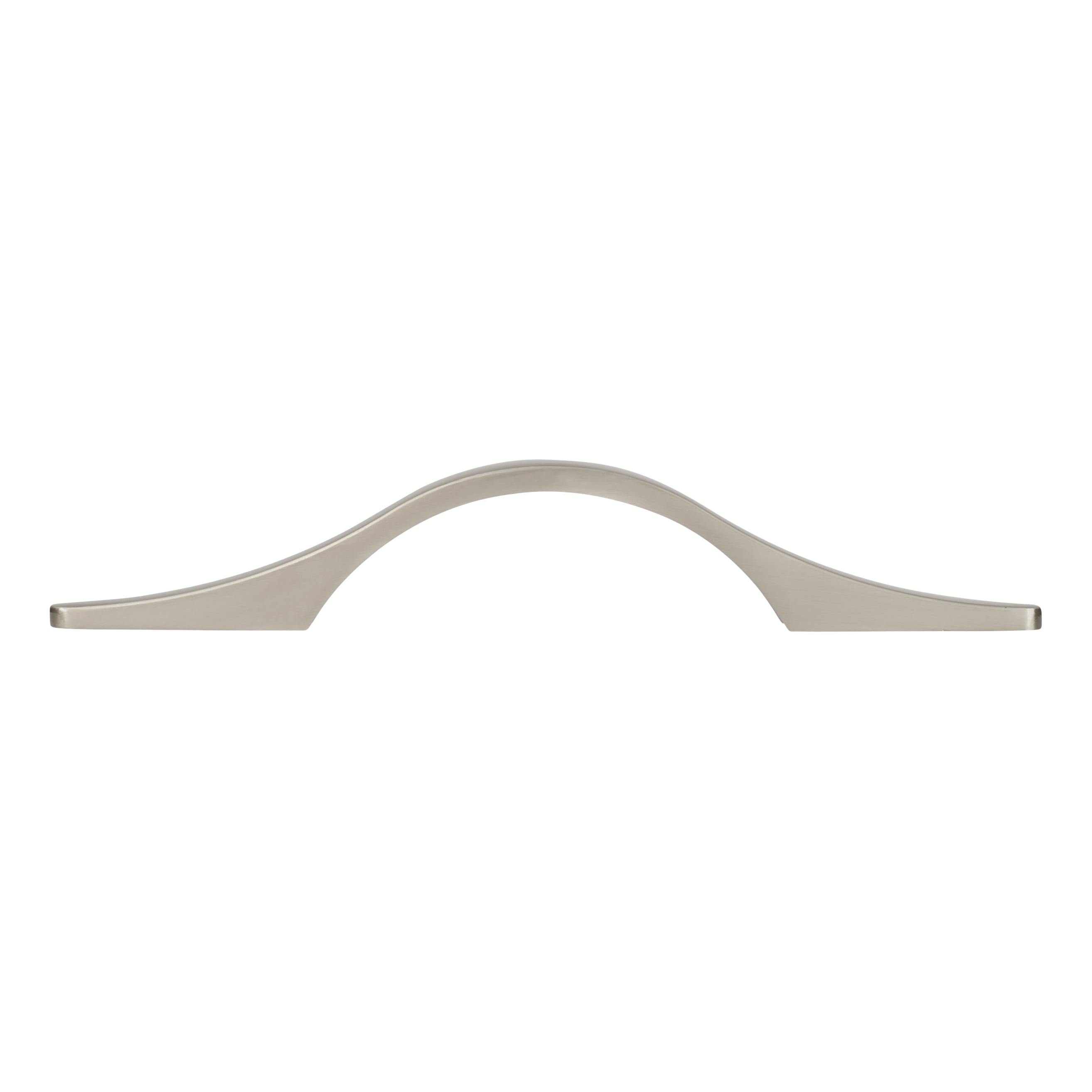 Crofts & Assinder Malvern Bow Cabinet Pull Handle - 96mm Centres - Brushed Satin Nickel - view 3