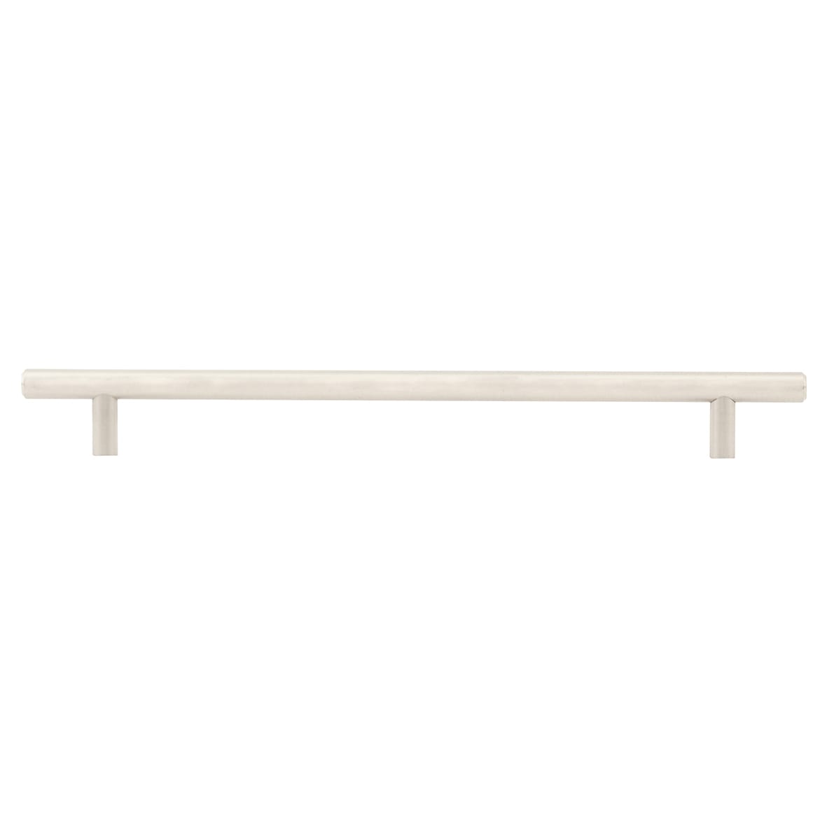 12mm T-Bar Cabinet Pull Handle - 224mm Centres - Satin Nickel - view 2