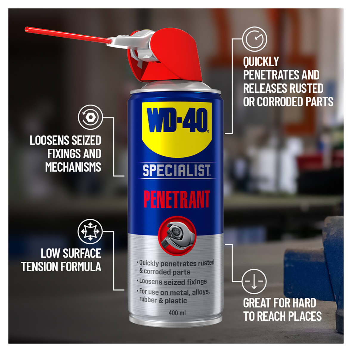 WD-40 Fast Release Penetrant - 250ml - view 3