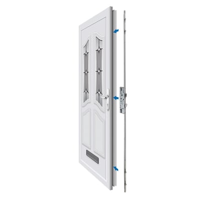 Doormaster Universal uPVC Multipoint Door Lock - 2 Mushroom 2 Roller - 45mm Backset - 92mm c/c - view 2