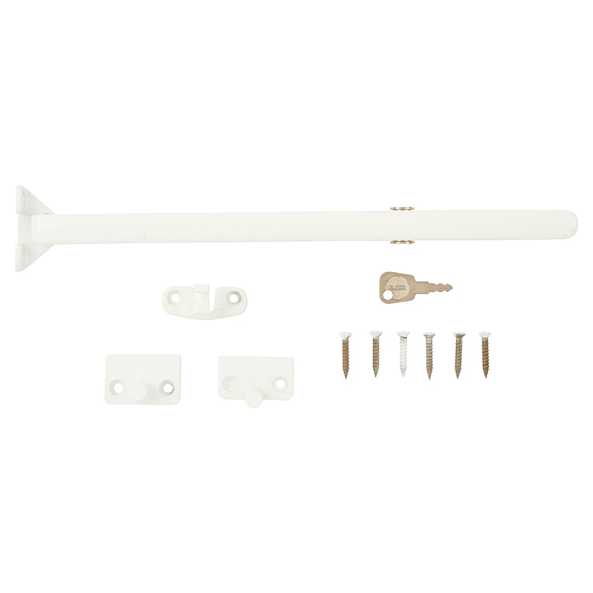 Craftsman Locking Bar Casement Window Stay - 11"/280mm Length - White - view 4