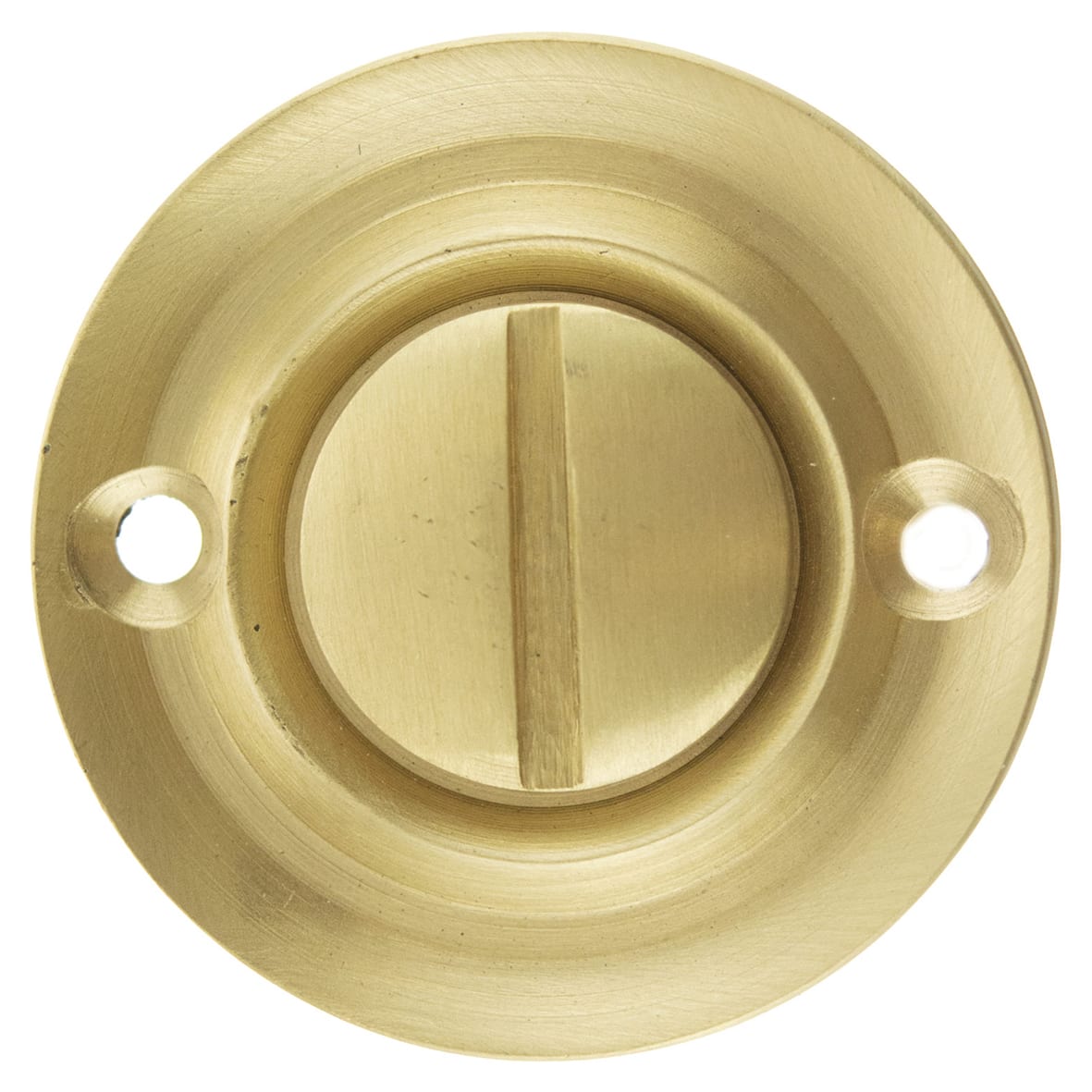 Old English Bathroom Turn and Release - 42mm Diameter - Satin Brass - view 2