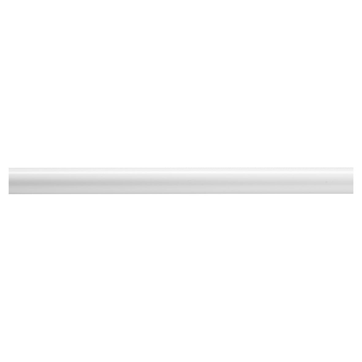Shower Rail - L Shaped - Telescopic Rod - 1400-2600mm Length - White - view 3