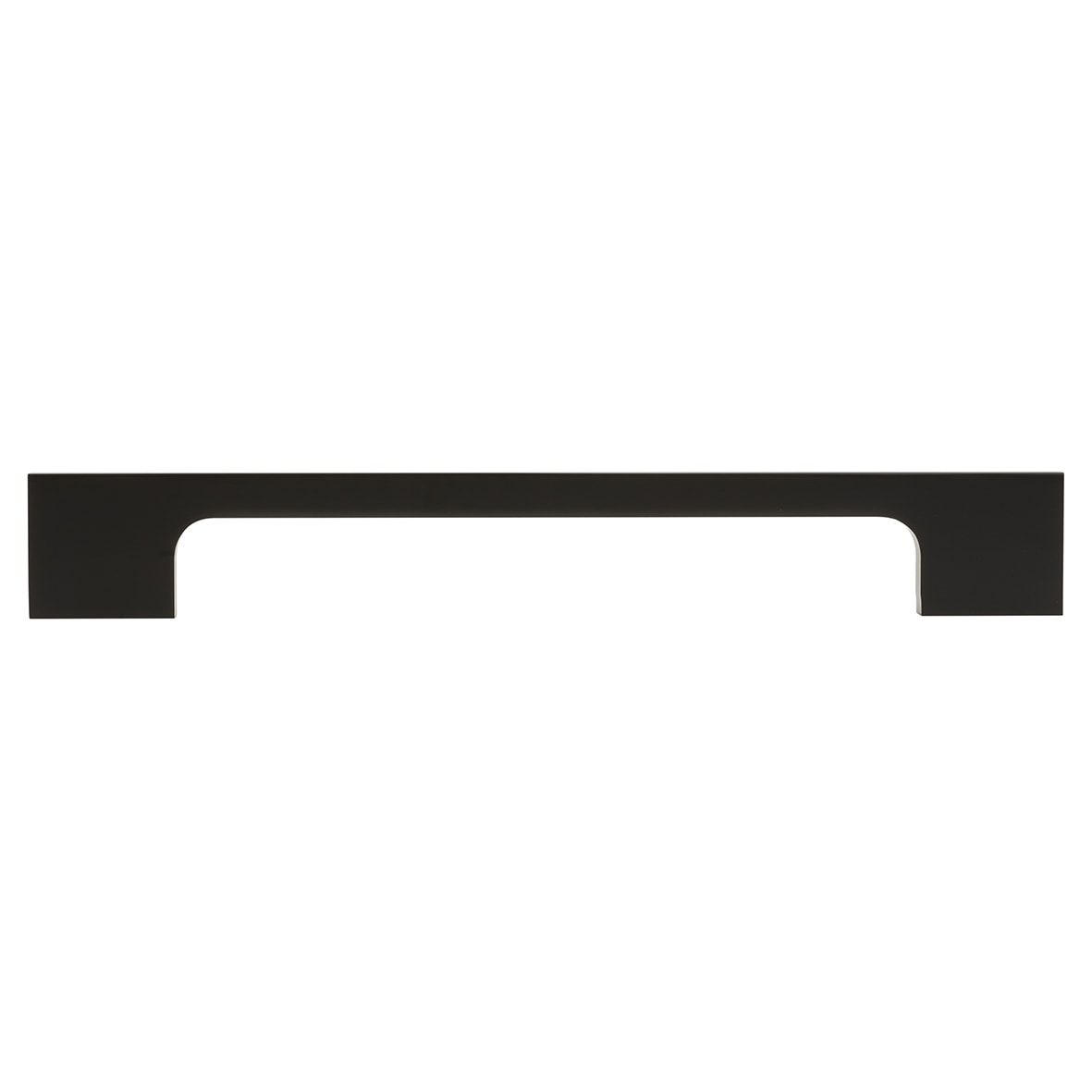 Bibury 8mm Slim D-Bar Cabinet Pull Handle - 192mm Centres - Matt Black - view 2