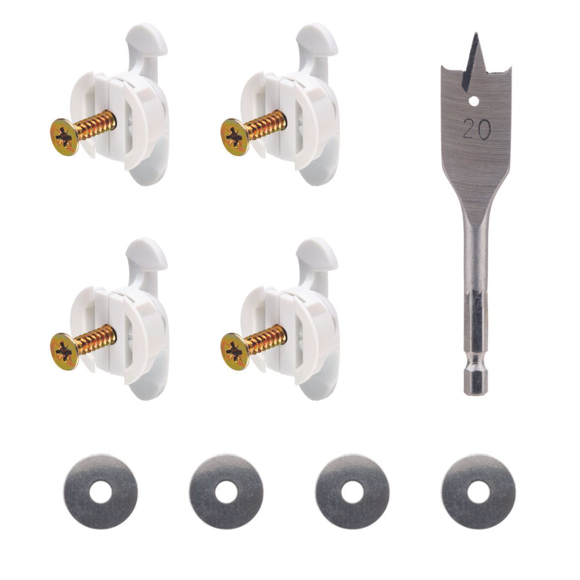 Heavy Duty Plasterboard Fixing Kit for TV Brackets - 5 x 20mm - Pack of 4 - view 3