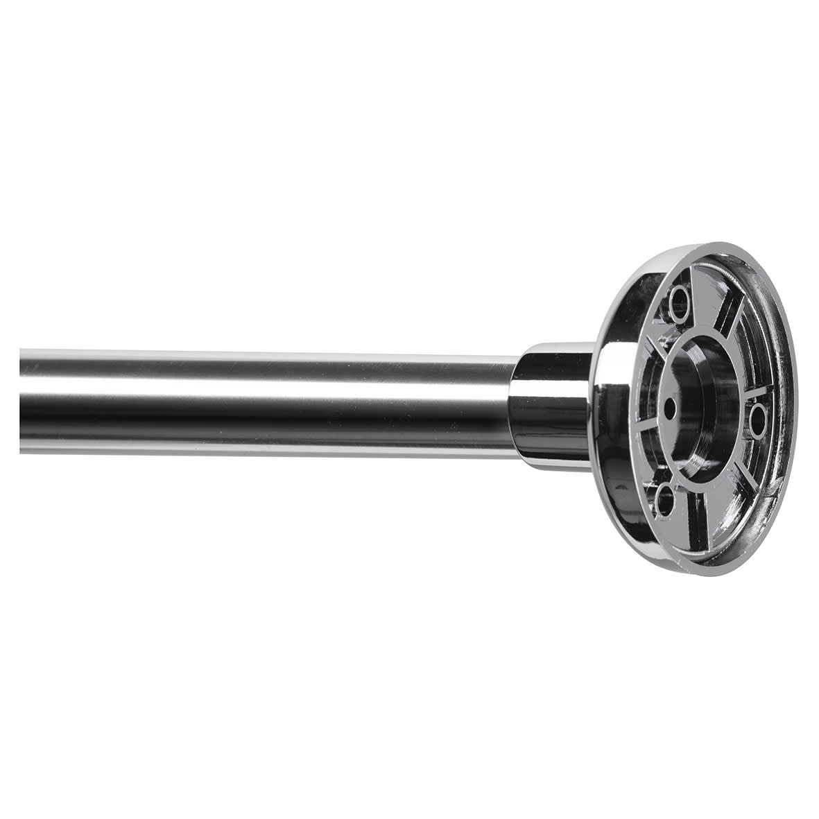 Shower Rail - L Shaped - Telescopic Rod - 1400-2600mm Length - Chrome - view 6