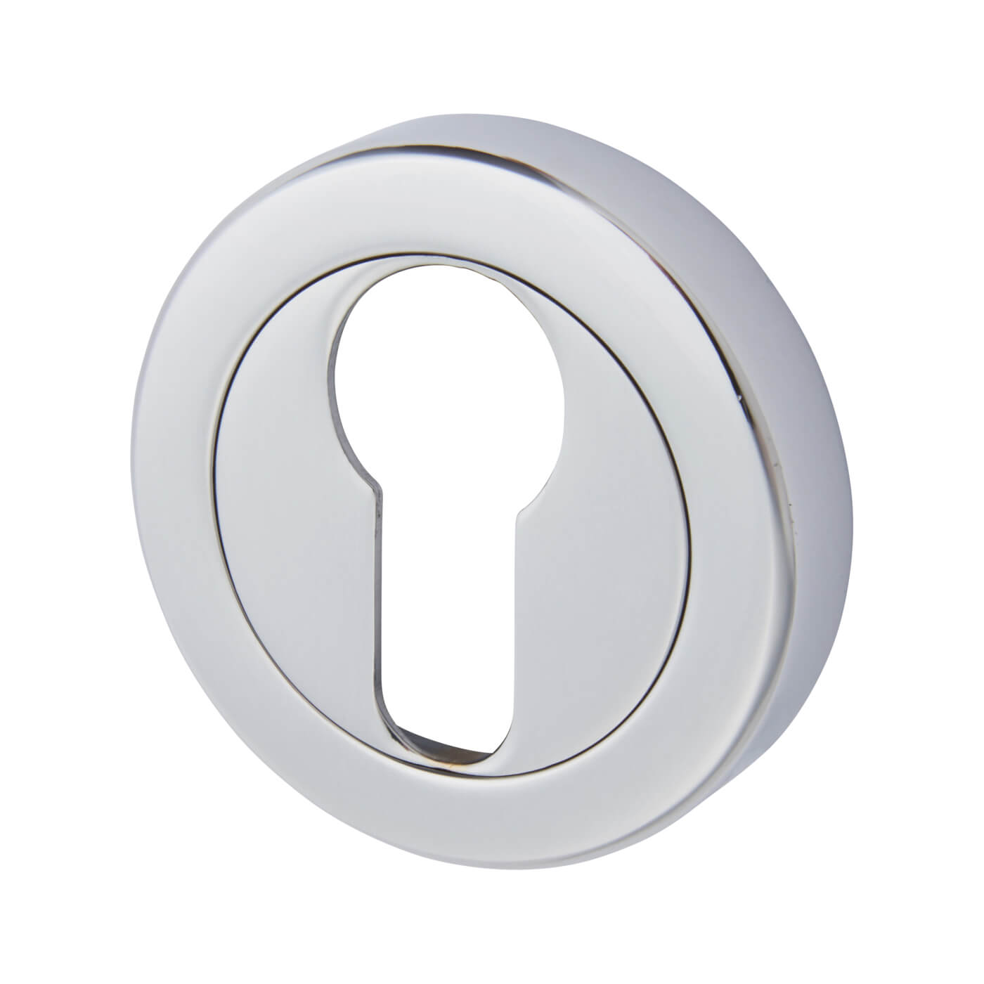 Escutcheon - 48mm Diameter - Euro - Polished Chrome - view 2