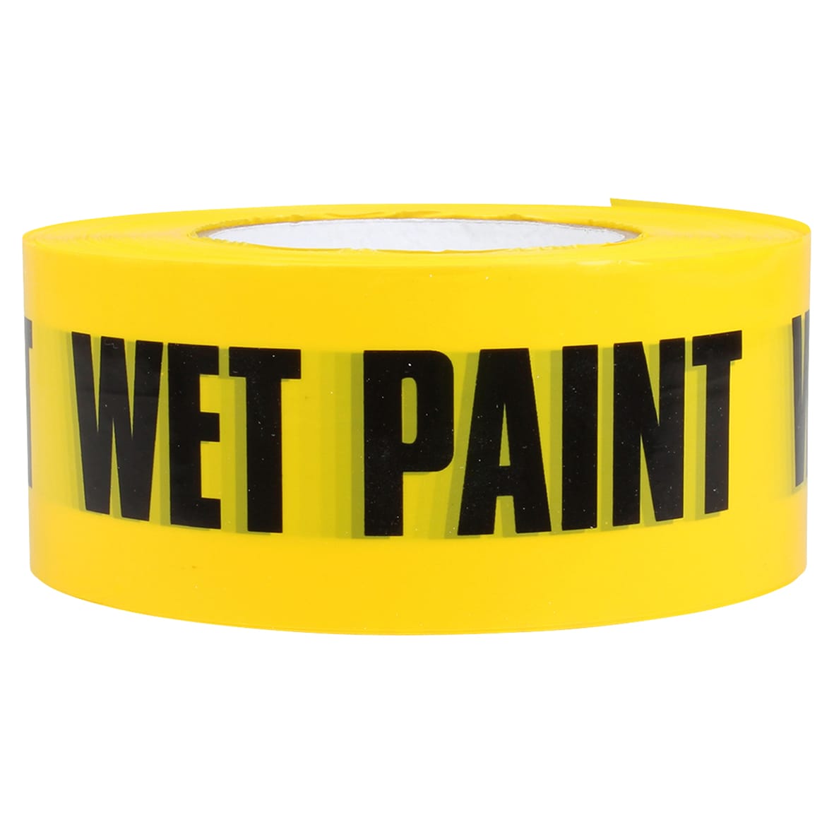 Non-Adhesive Wet Paint Marking Tape - 60mm x 200m - Black/Yellow - view 3