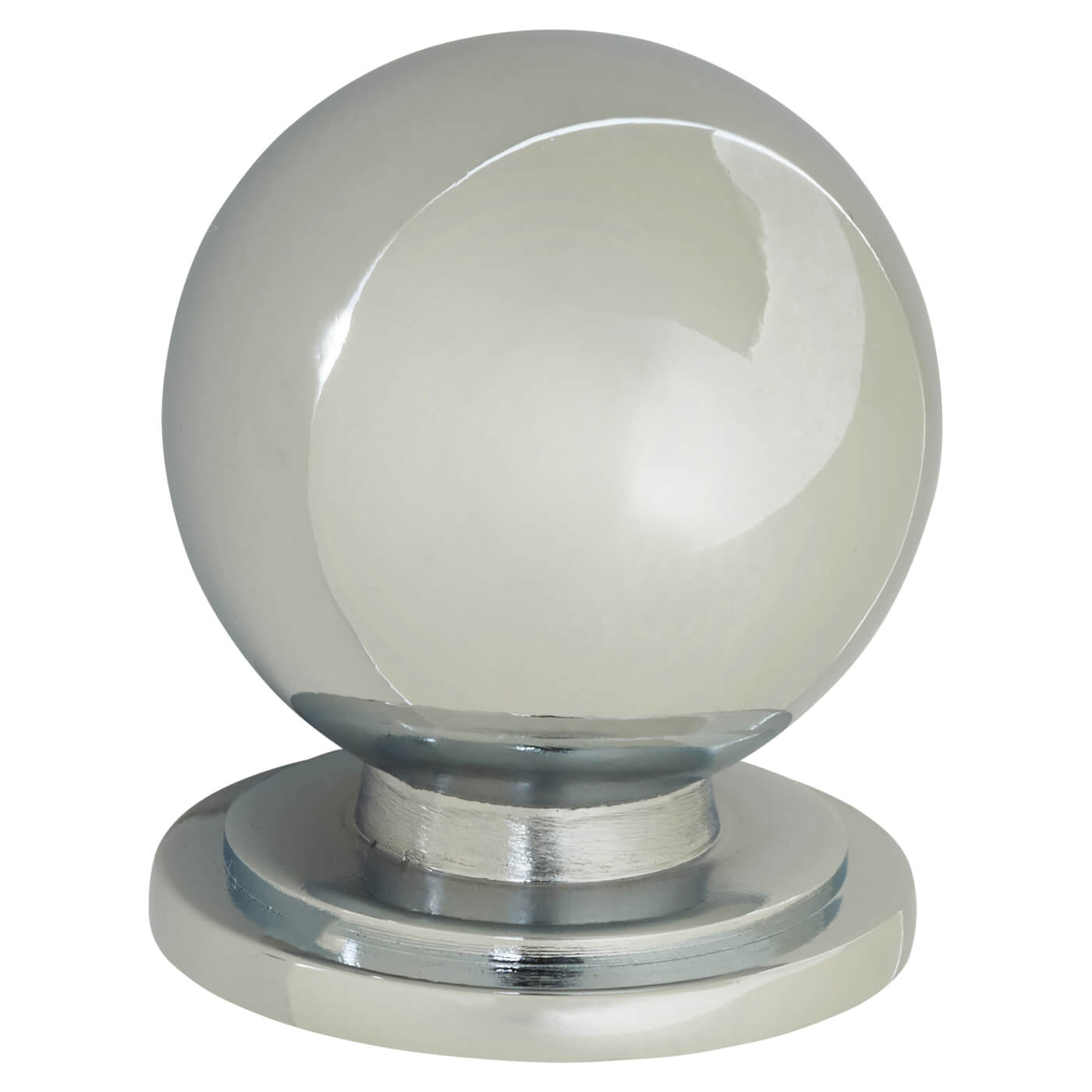 Ball Cabinet Knob - 30mm Diameter - Polished Chrome - view 3