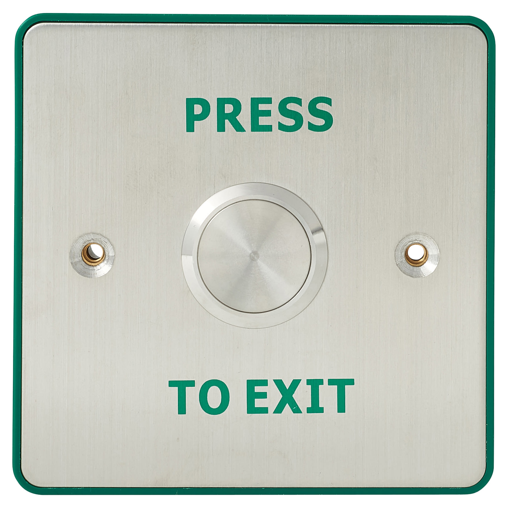 Stainless Steel Press to Exit Button - 88 x 88 x 31mm - Single - view 3