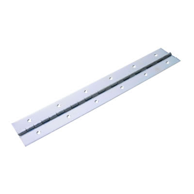 Heavy Mild Steel Continuous Piano Hinge - 2134 x 50 x 1.2mm - Zinc Plated - view 2