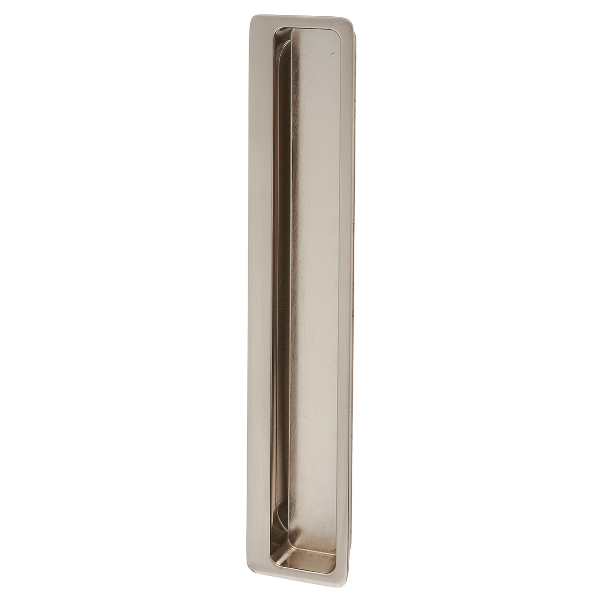 Alton Rectangular Flush Cabinet Pull Handle - 177 x 33mm - Satin Nickel - view 2