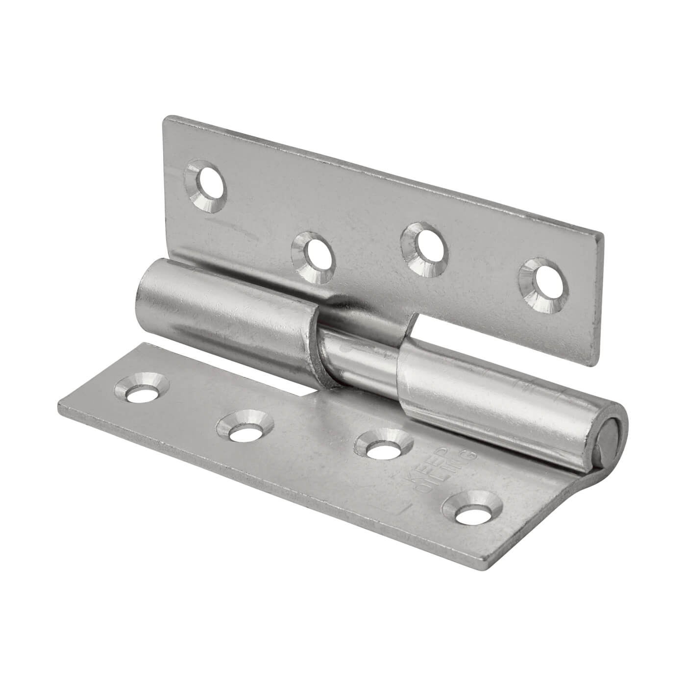 Rising Butt Door Hinge - 102 x 76 x 2mm - Left Hand - Zinc Plated - Pair - view 3