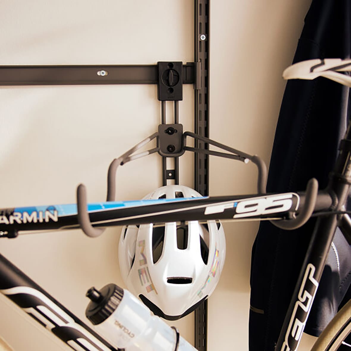 Garage+ Storage Top Track System - Horizontal Bike Hook for Storage Track - Matt Grey - view 2