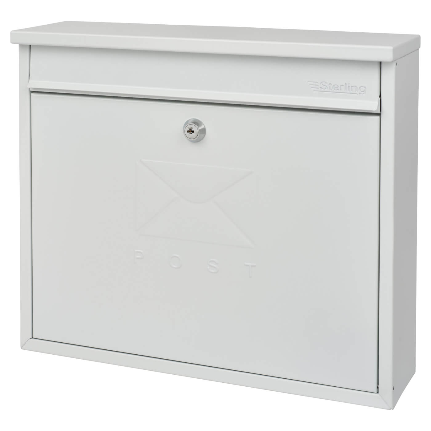 Elegance Mailbox - 362 x 310 112mm - White - view 2