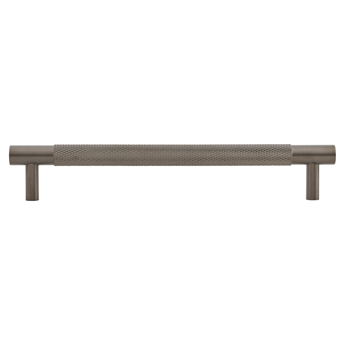 Brunel 13mm Knurled T-Bar Cabinet Pull Handle - 160mm Centres - PVD Dark Bronze - view 2