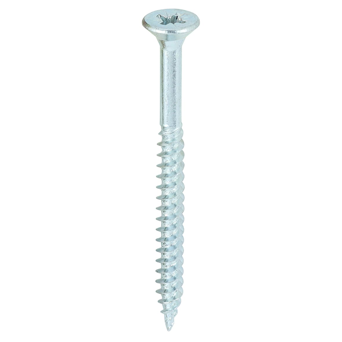 Twin Threaded Pozi Countersunk Wood Screws - 8 x 2" - Zinc Plated - Pack of 200 - view 3