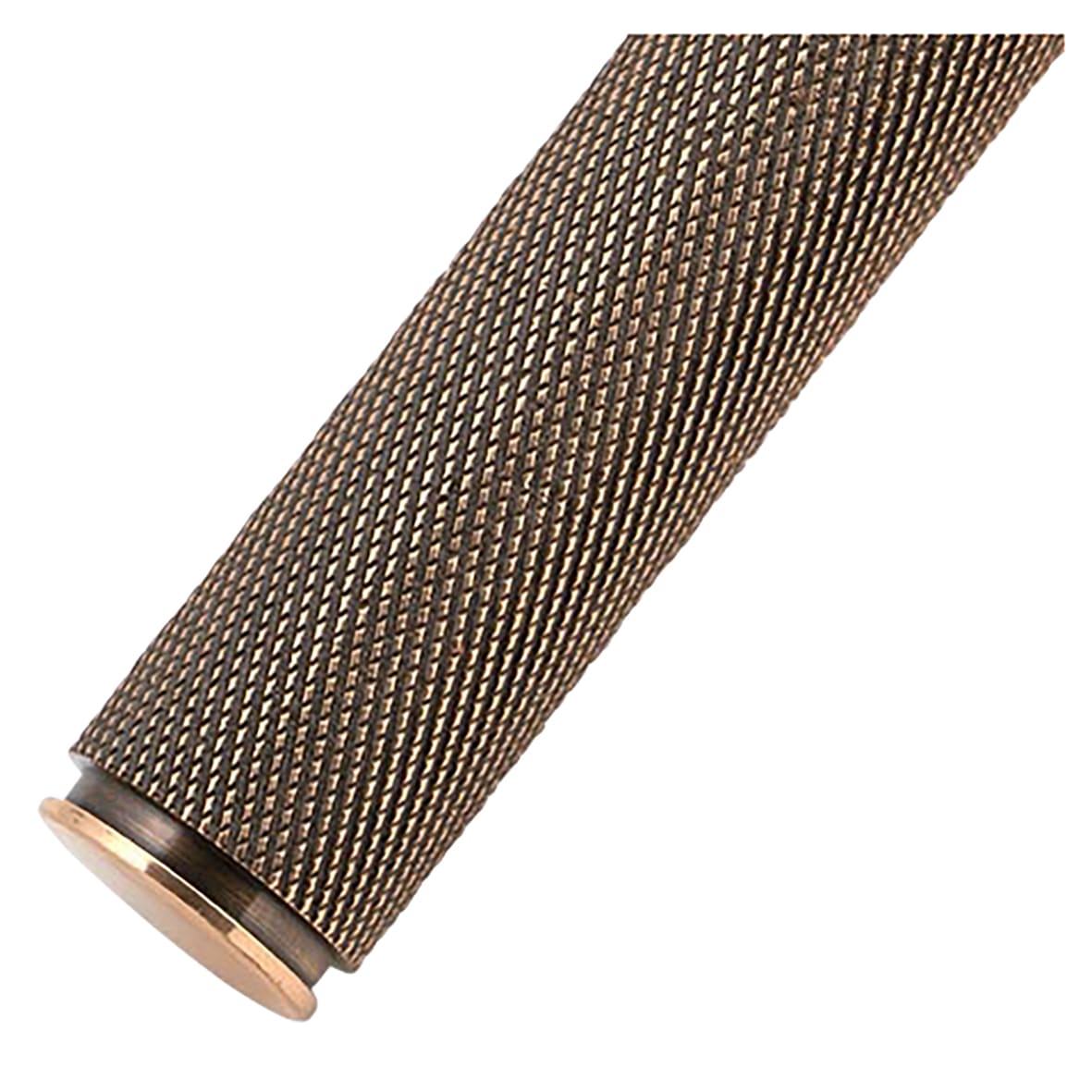 Polished Bronze uPVC Slimline Knurled Multipoint Door Handles - 92mm c/c - Brompton Range - view 3