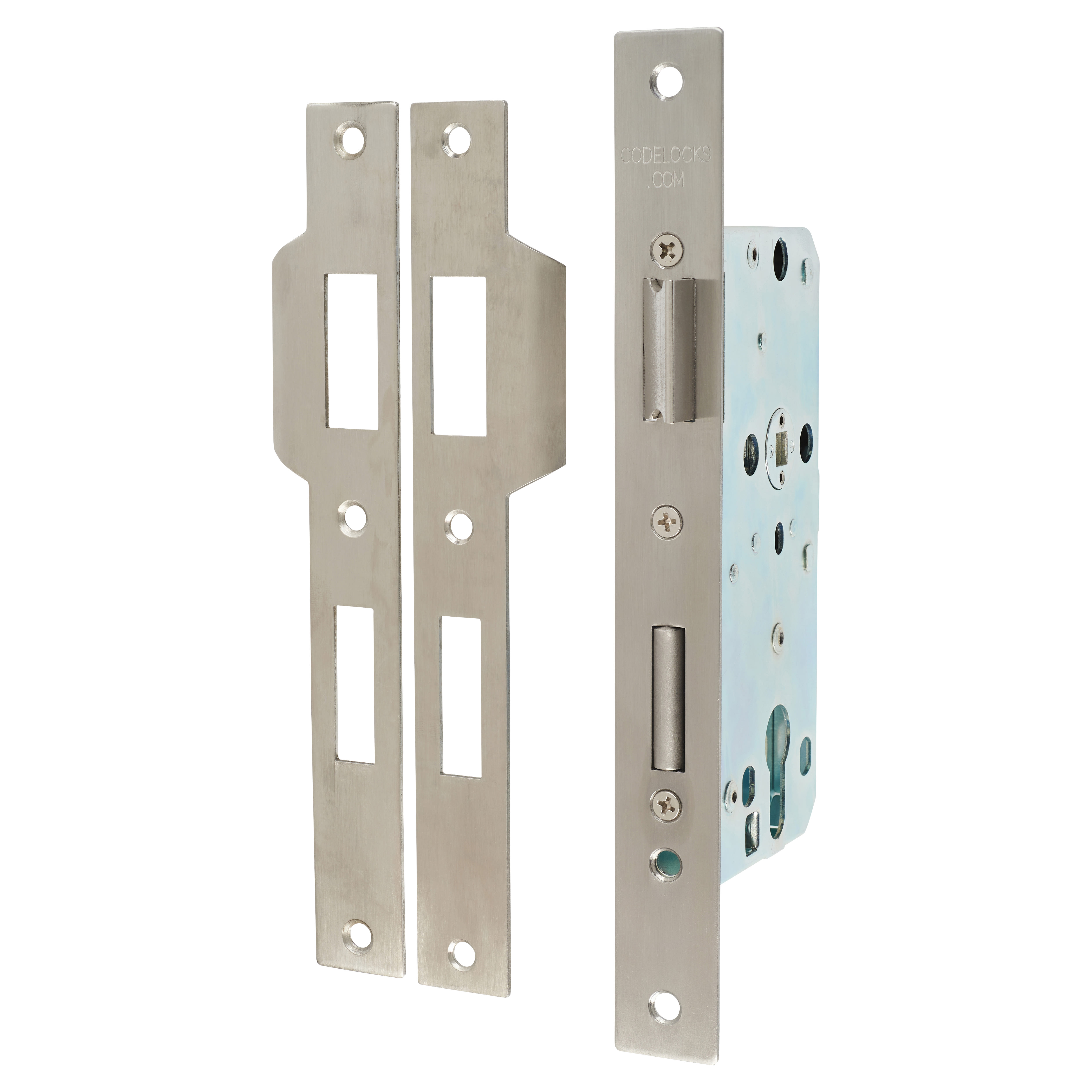 Push Button Code Lock and Euro Lock with Key Override - Stainless Steel - view 5