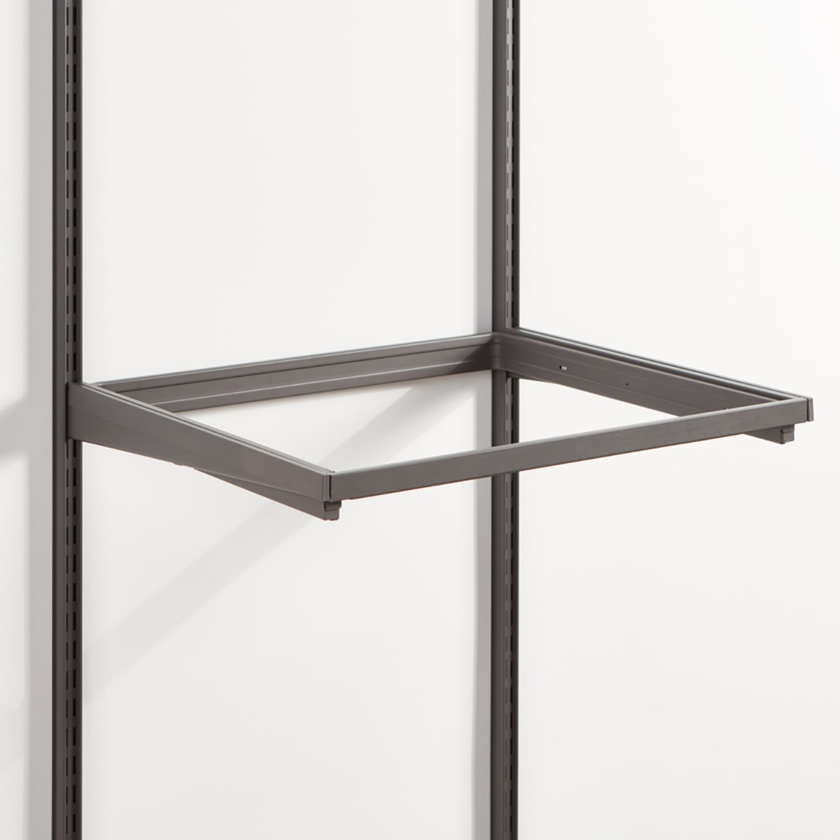 Garage+ Storage Top Track System - Click In Gliding Frame for Baskets - 604 x 535mm - Grey - view 2