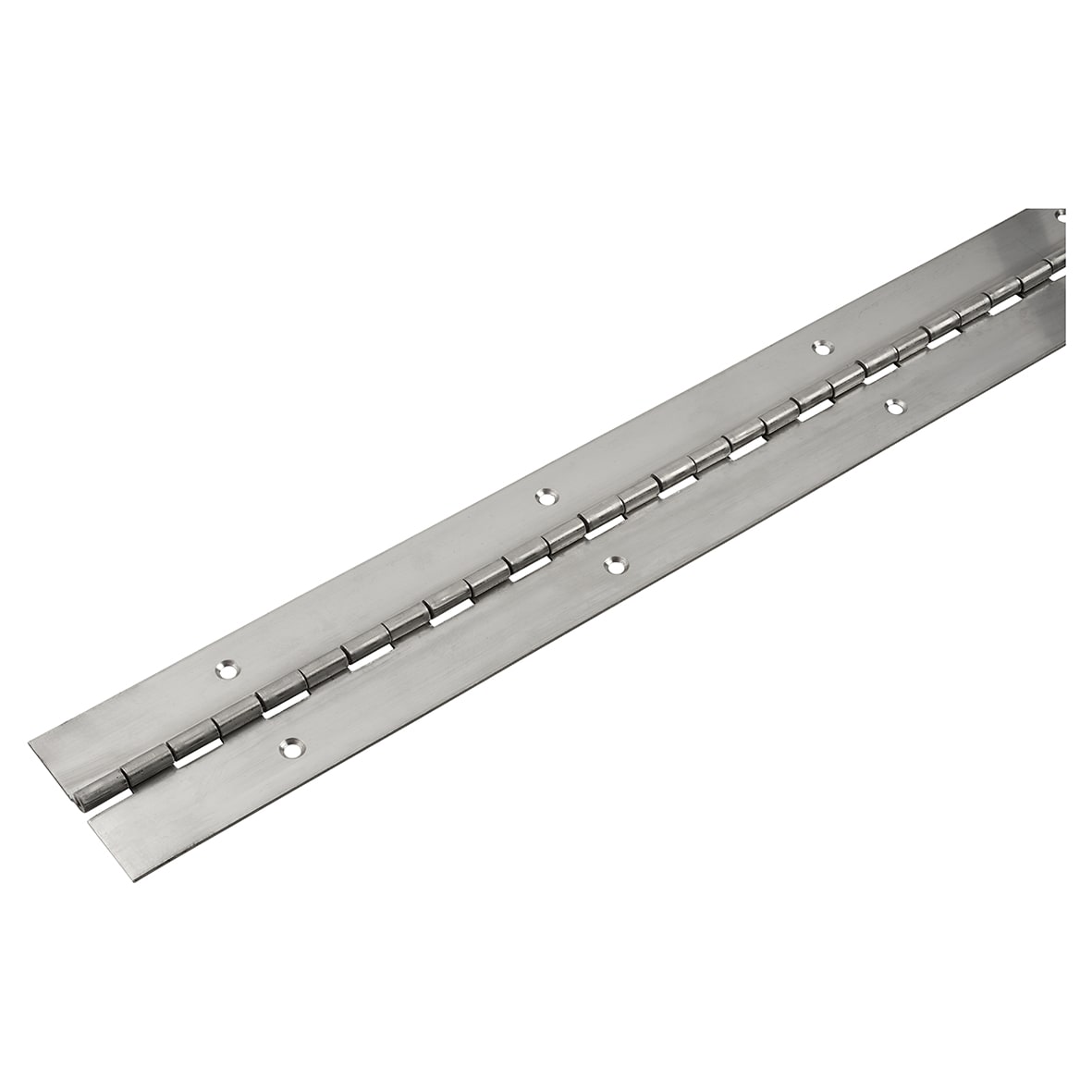 Continuous Piano Hinge - 1800 x 50 x 1.2mm - Satin Stainless Steel - view 3