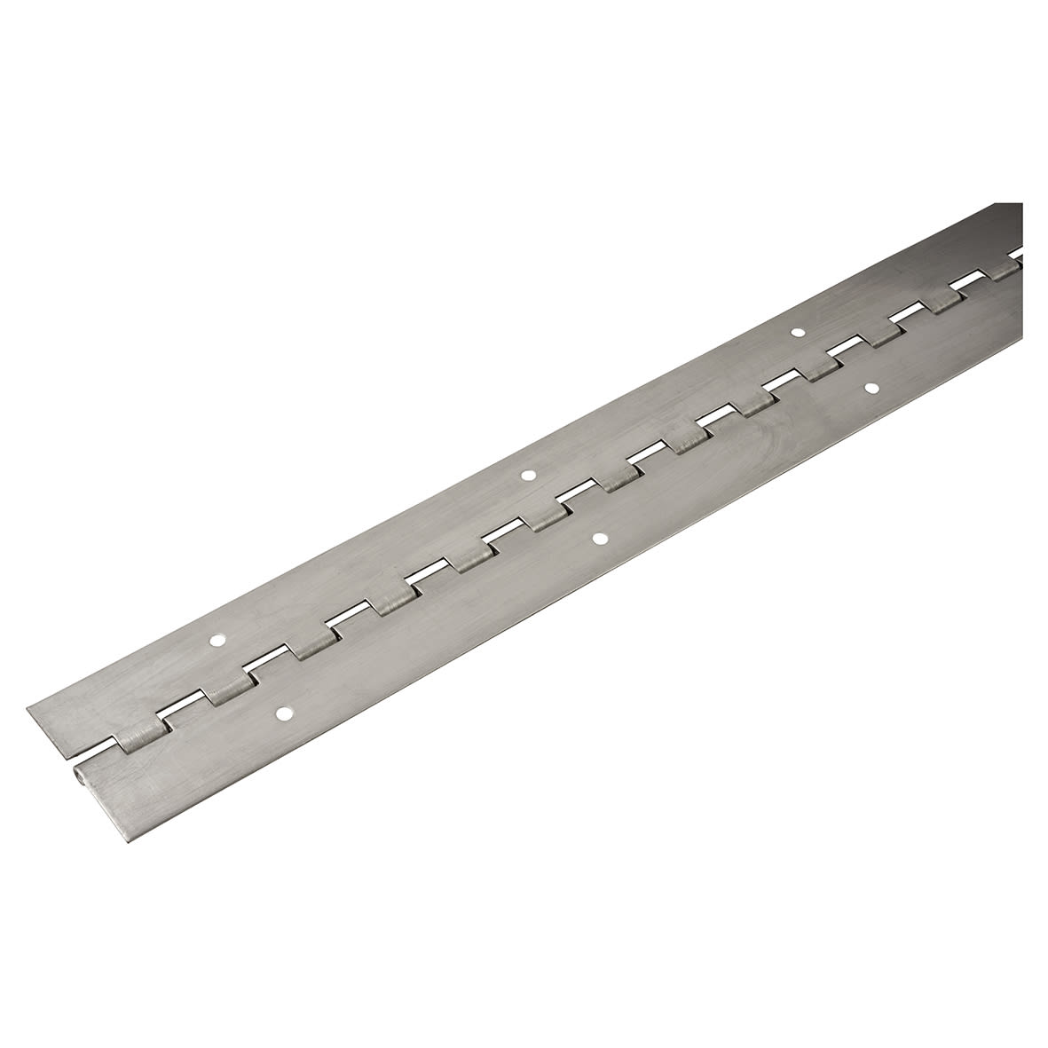 Continuous Piano Hinge - 1800 x 50 x 1.2mm - Satin Stainless Steel - view 4