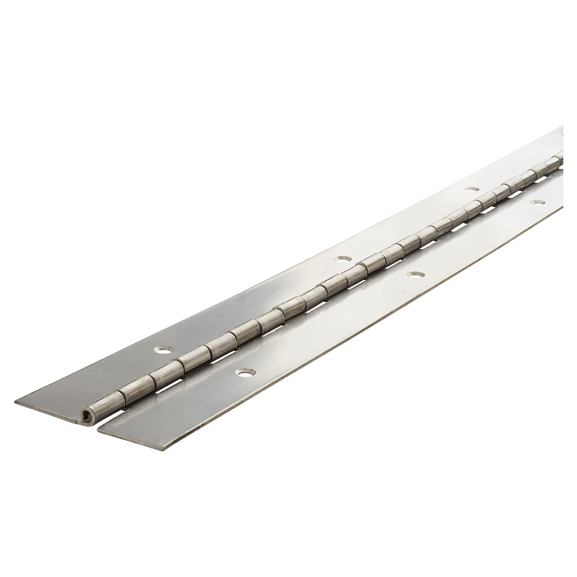 Continuous Piano Hinge - 1800 x 50 x 1.2mm - Satin Stainless Steel - view 7