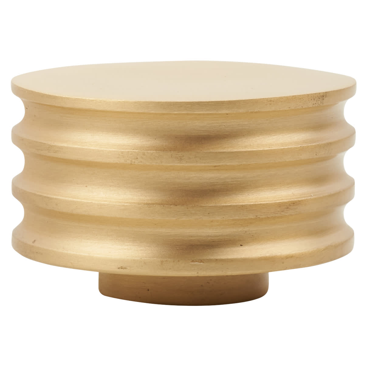 Hoxton Sturt Round Cabinet Knob - 40mm Diameter - Satin Brass - view 2
