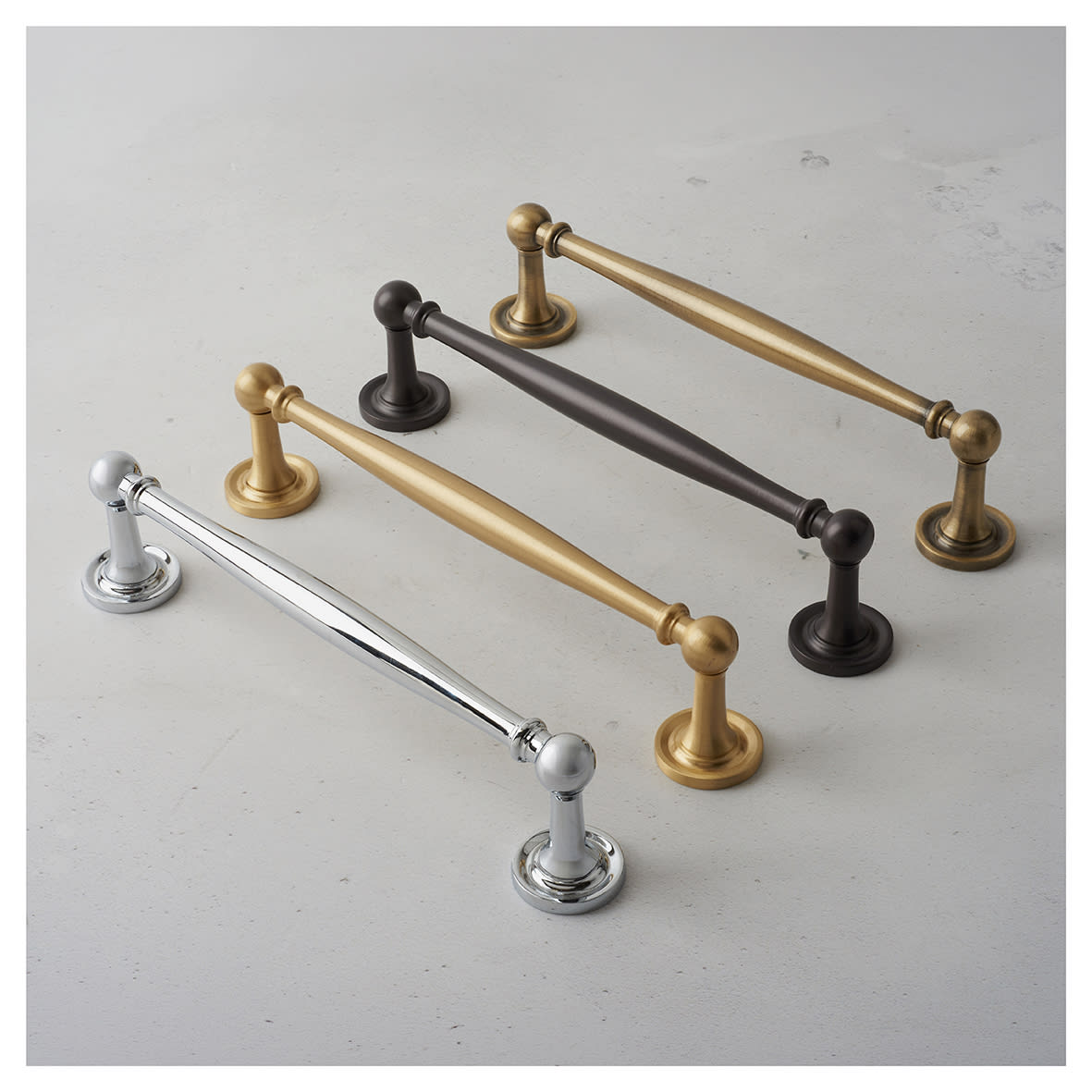Marcus Colonial 11.5mm D-Bar Cabinet Pull Handle - 152mm Centres - Satin Brass - view 4